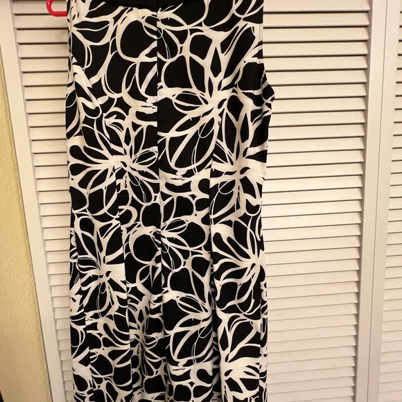 Jessica Howard Black and White Floral Dress with Jacket sz 8 2 Peice Set - Picture 6 of 12